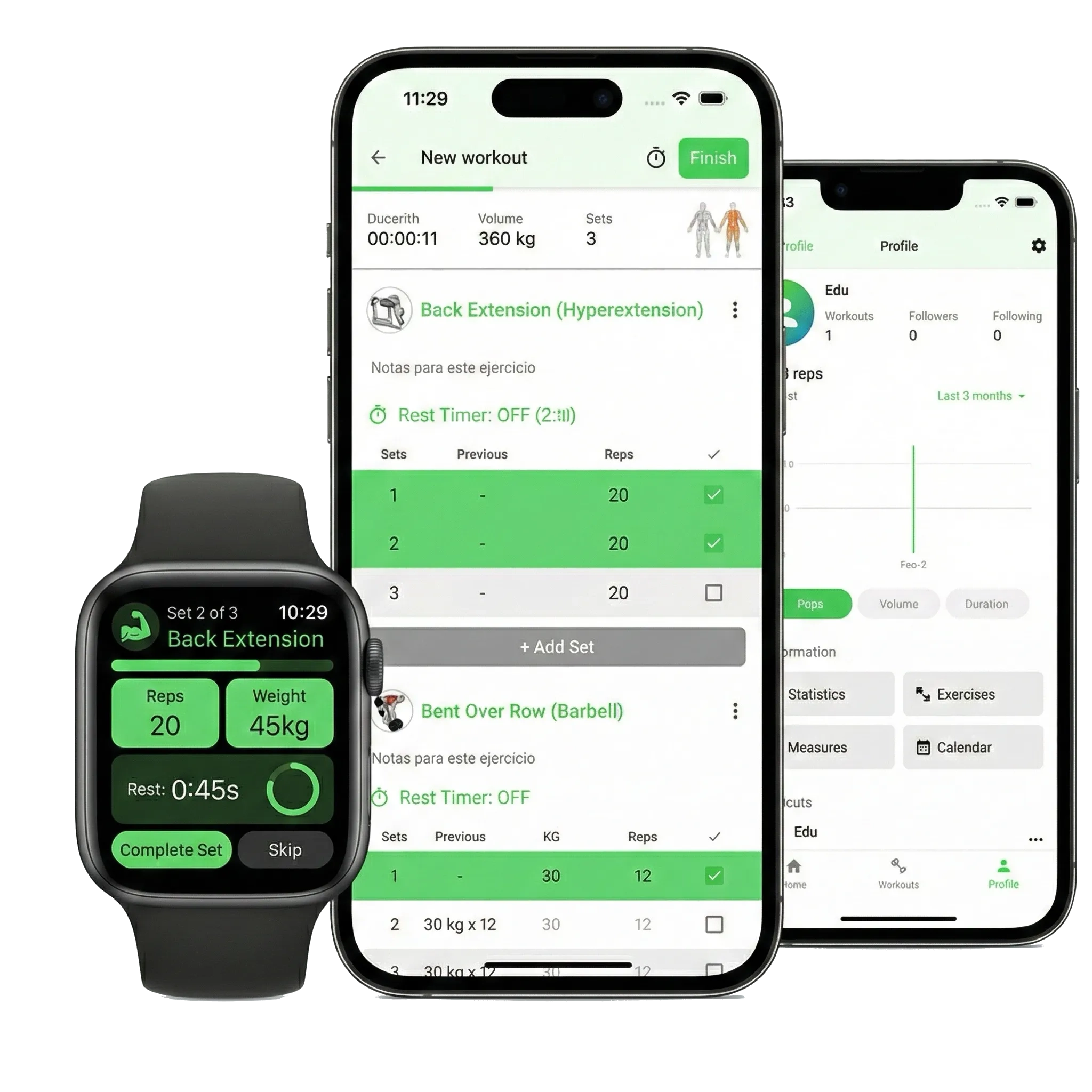 Rava workout tracker app